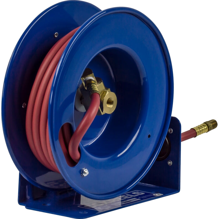 Coxreels LG Series Compact Spring Driven Hose Reel 1/4 in. x 25 ft. - Hose Included 300 PSI Model LG-LP-125