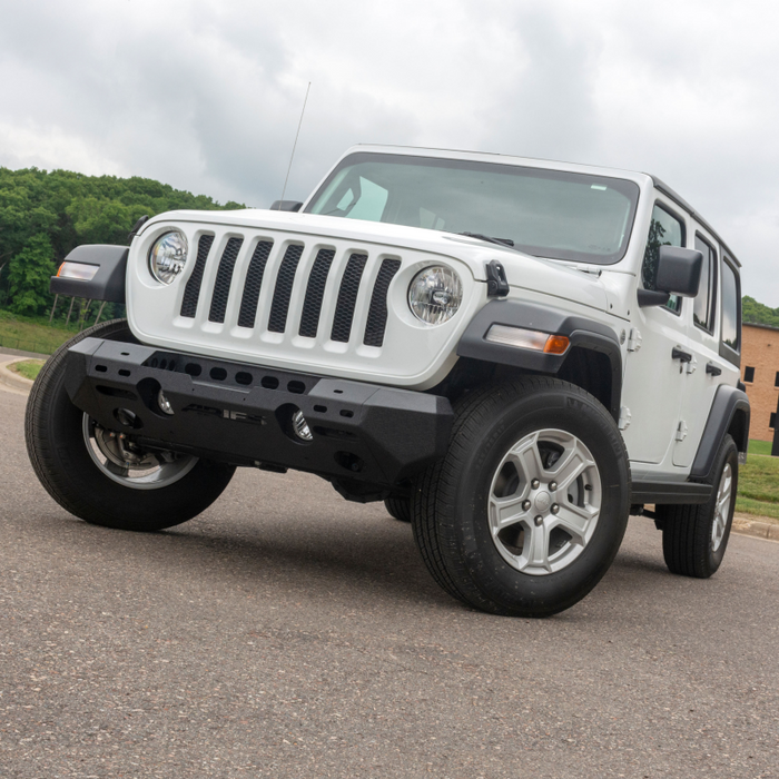 ARIES TrailChaser Jeep Wrangler JL, Gladiator Aluminum Front Bumper (Option 6) Model 2082074