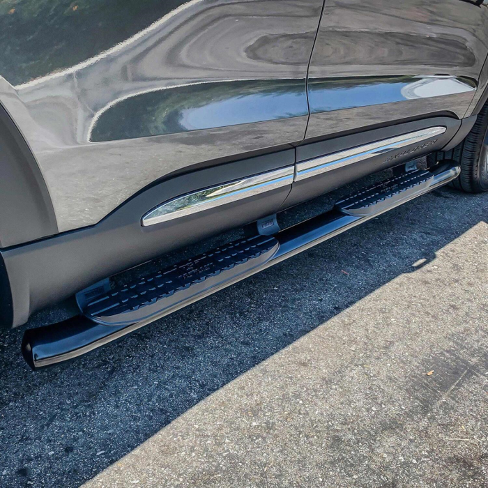 Westin PRO TRAXX 4 Oval Step Nerf Bars Black Steel Model 21-24175