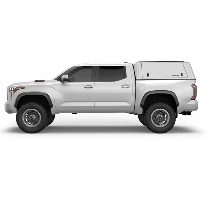 SmartCap OEM White Truck Bed Cap EVOc Commercial Series w/ Horizontal Locks Model EC1310-WH