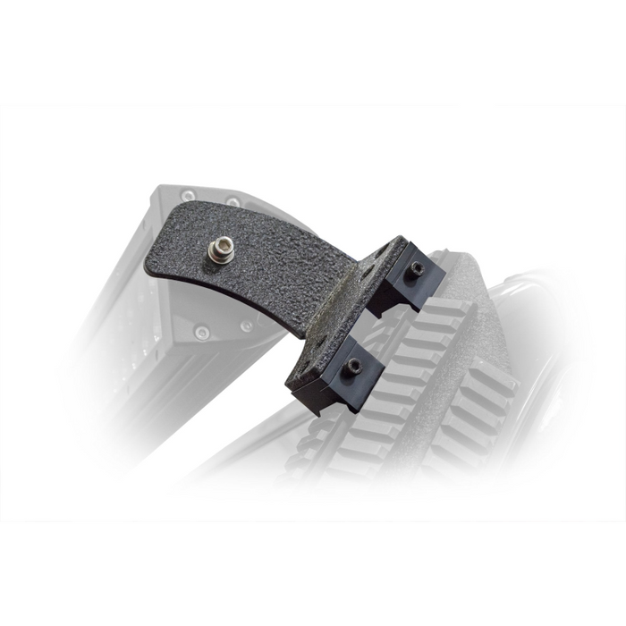 DV8 Offroad 2018-2026 Jeep Wrangler JL JLU Gladiator JT A-Pillar Mount With Rail Accessory Mount System Model D-JL-190052-PIL