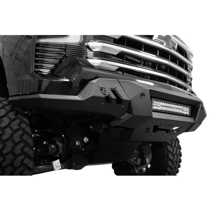 Addictive Desert Designs Chevy Silverado 1500 Black Label Front Bumper Model F140300010103