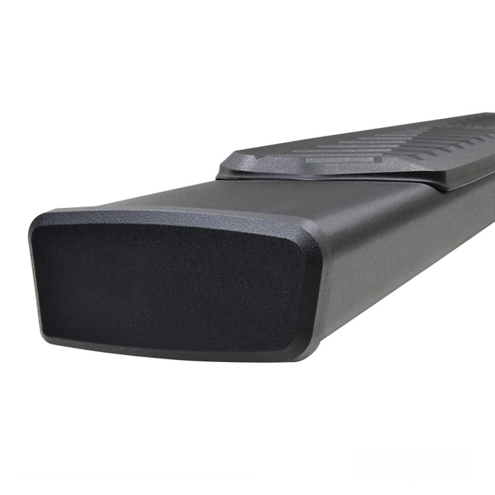 Westin R5 M-Series Wheel to Wheel Step Nerf Bars 5 in. Black Steel For Quad Cab Model 28-534735