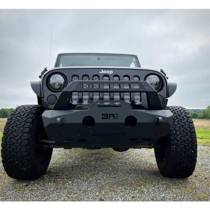 Body Armor 4x4 2007-2024 Jeep Wrangler Jk/Jl & Gladiator Jt Orion Stubby Front Bumper Model JP-19535