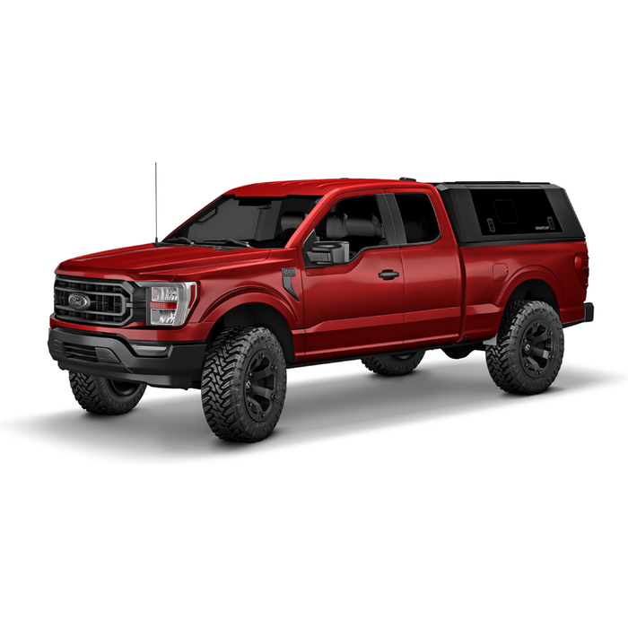 SmartCap Matte Black Truck Bed Cap EVO Sport Series w/ Horizontal Locks Model EV0301-MB