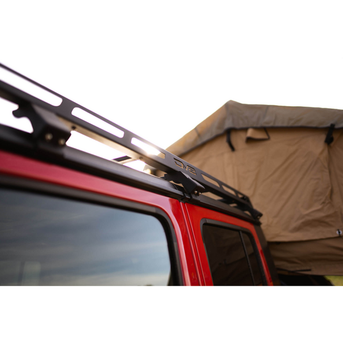 DV8 Offroad 2018-2026 Jeep Gladiator JT ,Wrangler JL 2-Doors Roof Rack Model RRJL-02
