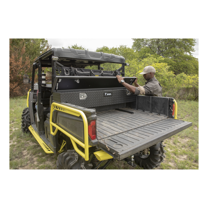 UWS Matte Black Aluminum UTV Tool Box - Polaris Model 8500005