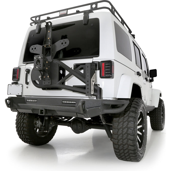 Smittybilt XRC Gen 2 Bolt-On Tire Carrier - Textured Black (07-18 JK/JKU) Model 76857