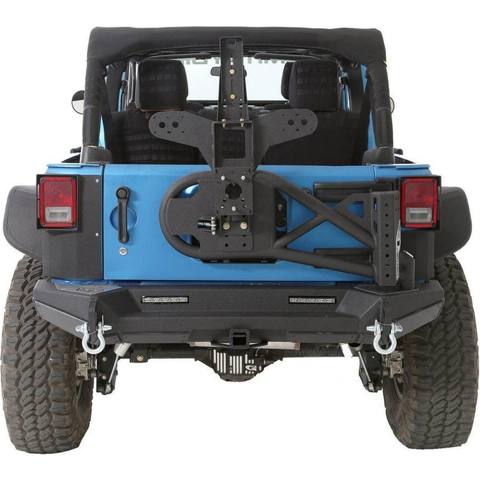 Smittybilt XRC Gen 2 Bolt-On Tire Carrier - Textured Black (07-18 JK/JKU) Model 76857