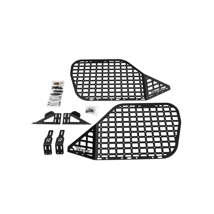 Rago Fabrication 2010-2023 5th Gen Toyota 4Runner Molle Storage Panel System Pair Model R1017T4RUMSP-DM