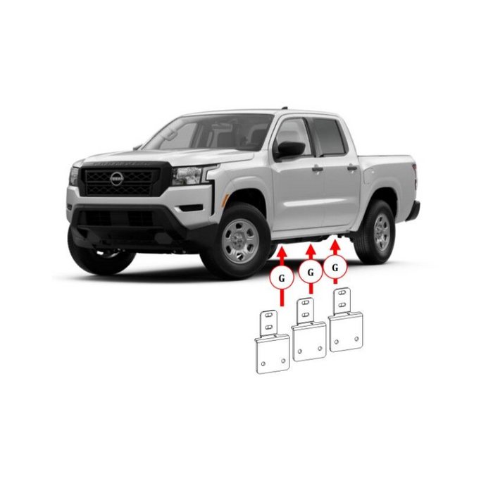 Go Rhino Dominator Xtreme D1 D2 D6 DSS DT Side Steps MOUNTING BRACKETS ONLY Model D64346TK