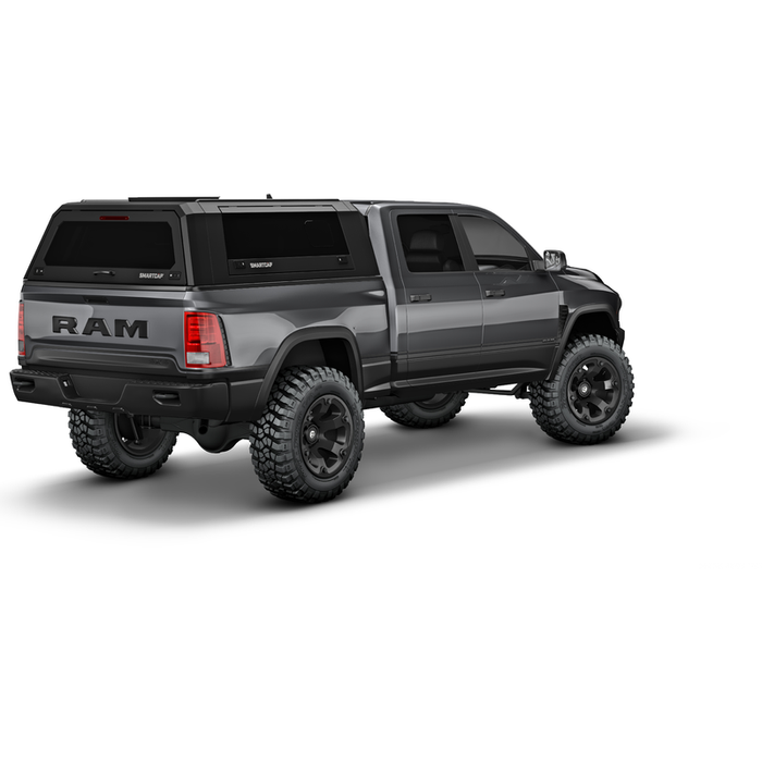 SmartCap Matte Black Truck Bed Cap EVO Sport Series w/ Horizontal Locks Model EV1004-MB
