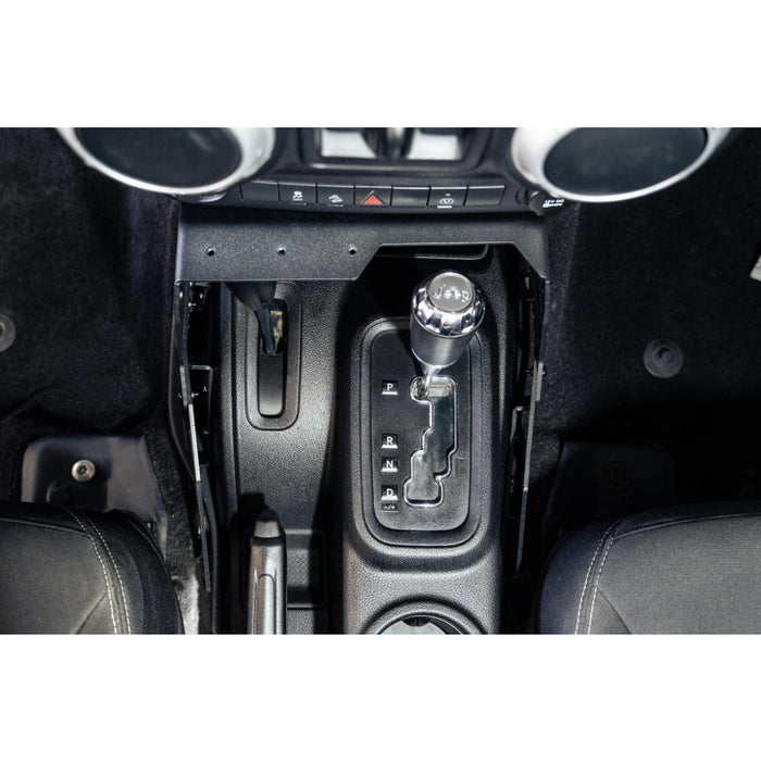 DV8 Offroad 2007-2018 Jeep Wrangler Center Console Molle Panels , Device Bridge Model CCJK-01
