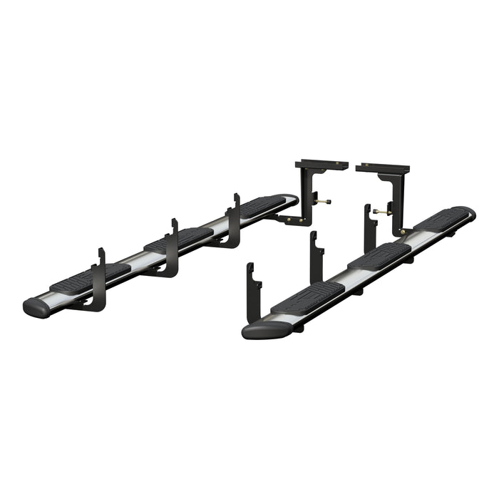 Luverne Regal 7 Polished Stainless 125" Oval W2W Steps, Select Ford F-250, F-350, F-450 Model 477125-401733
