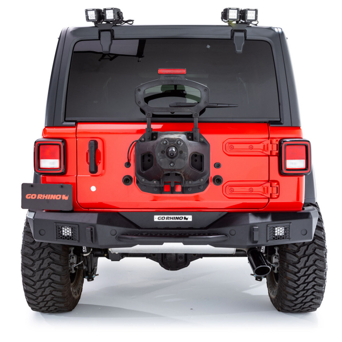 Go Rhino Rockline Rear Full Width Bumper for Jeep JL & JLU Model 371200T