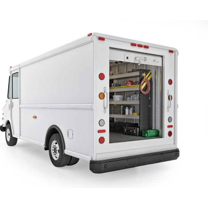 Ranger Design Mobile Service & Plumbing Van Shelving Package for 14' Box Truck-Enclosed Trailer Model BTL-16