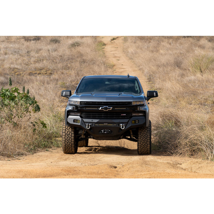 DV8 Offroad 2019-2021 Chevrolet Silverado Spec Series Front Bumper Model FBCS1-07