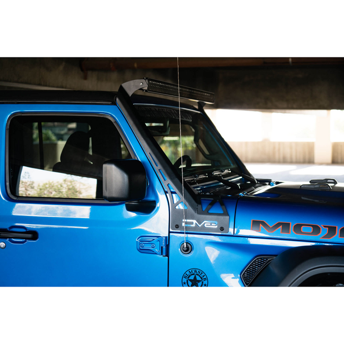 DV8 Offroad 2020-2025 Jeep Wrangler JL JLU 392 Gladiator JT Moj A-Pillar Light Bar Mount Model LBJL-07