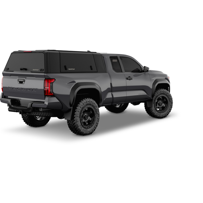 SmartCap Matte Black Truck Bed Cap EVOd Defender Series w/ Vertical Locks Model ED1313-MB