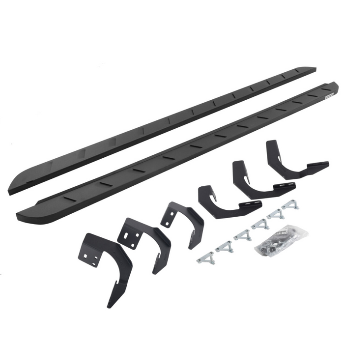 Go Rhino RB10 Slim Line Running Boards with Mounting Brackets Kit Model 63430680SPC