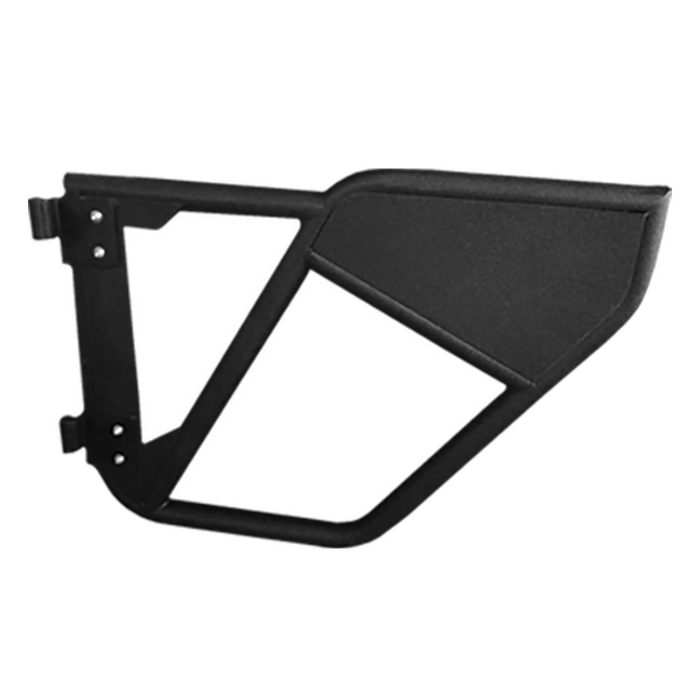 TrailFX Tubular Full Door Textured Powder Coated Black Steel Set Of 2 Model JL04RD
