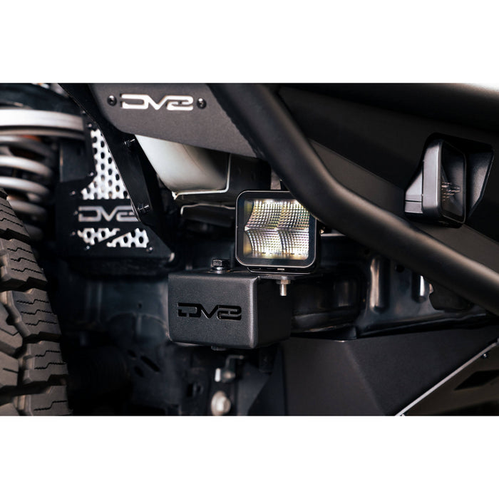 DV8 Offroad 2021-2025 Ford Bronco Crash Bar Caps With Accessory Mount Model LBBR-07