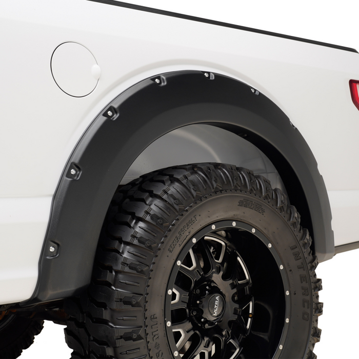 TrailFX Fender Flare 2" Tire Coverage Text Black ABS Plastic Model PFFF3006T