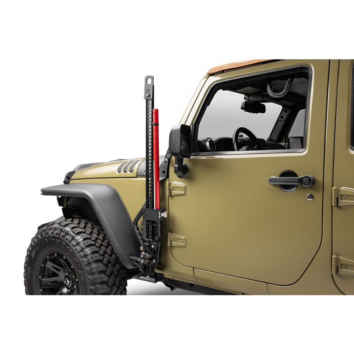 Go Rhino Exterior Hi-Lift Jack Mount with Clamp for Jeep Wrangler JK, JKU Model 701009T