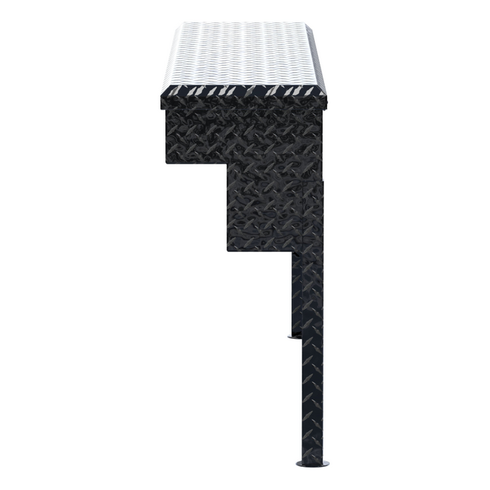 UWS 60" Truck Side Tool Box Model TBSM-60-BLK