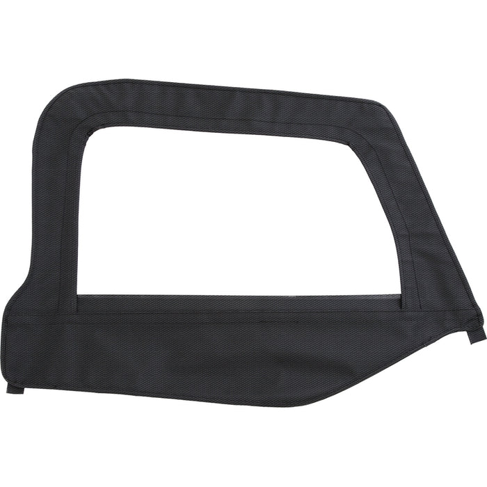 Smittybilt Soft Top Passenger Side Door Skin w/ Frame -  Black Diamond (97-06 TJ) Model 79535