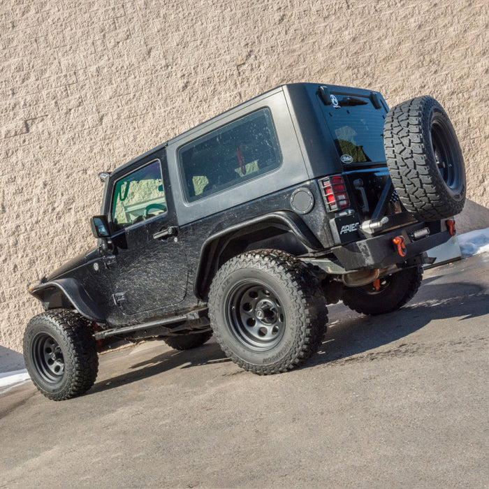 ARIES Jeep Wrangler JK Aluminum Rear Inner Fender Liners Model 2500350