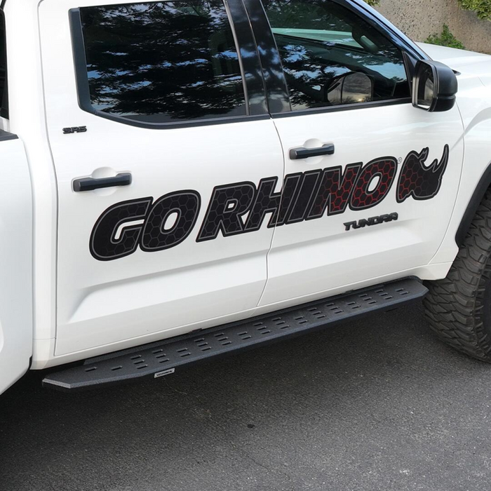 Go Rhino RB30 Running Boards with Mounting Bracket Kit Crew Max Only Model 69643687T