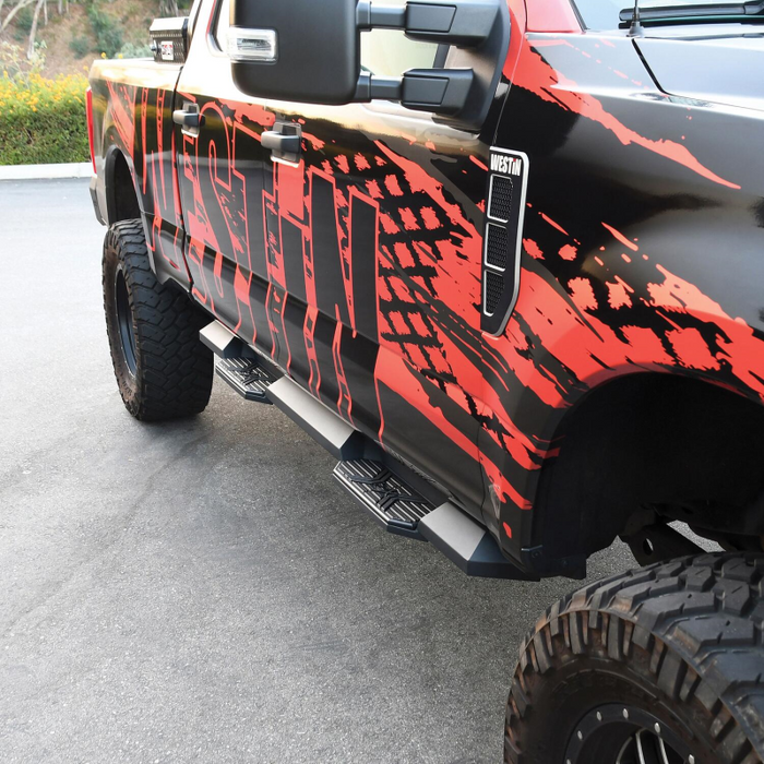 Westin HDX Xtreme Side Steps Textured Black For Super Crew Cab Model 56-23945
