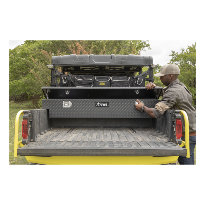 UWS Matte Black Aluminum UTV Tool Box - Kawasaki Model 8500003
