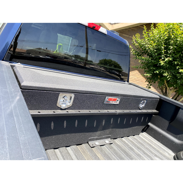 The FuelBox Tank and Tool Box Combo 57 Gallon 1" Taller Toolbox Smooth & Sprayed Finish Model FTC60BMS