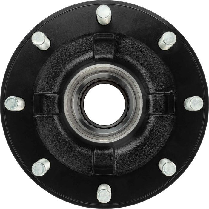 CURT Threaded Trailer Idler Hub Assembly - 16,000-lb. 8 on 275 mm, 17-1/2" Wheel Size, M22 Studs, Oil Model 2020111549