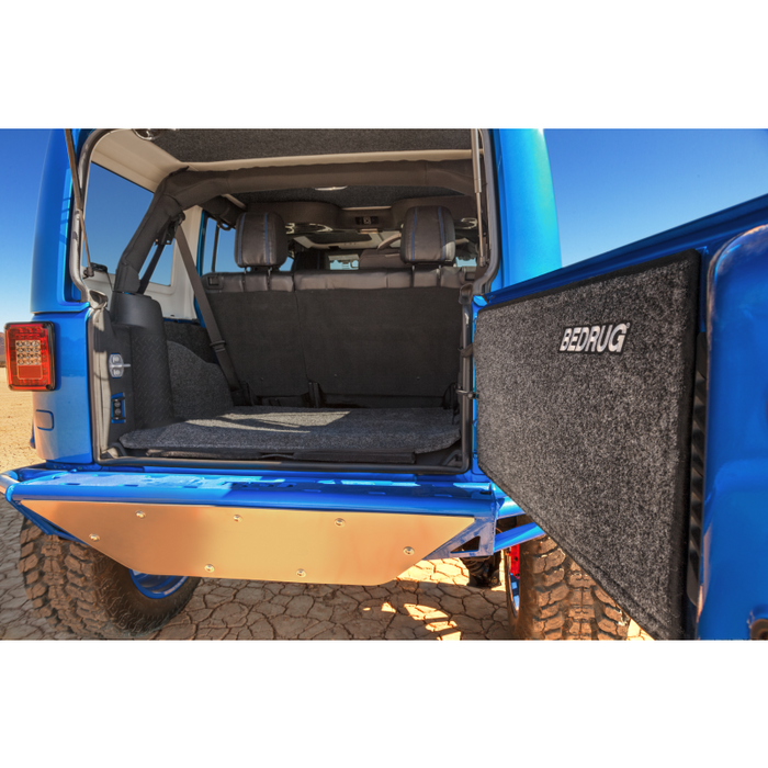 Bedrug Jeep Bedrug 4Dr Rr 5Pc Cargo Kit (Inc Tlgte & Tub Liner) Model BRJK11R4