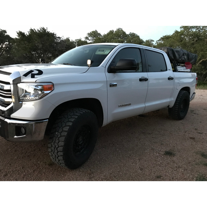 Rago Fabrication 2014-2021 3rd Gen Toyota Tundra Low-Pro Ditch Light Mounts Model R1418TTUNDIT-LP