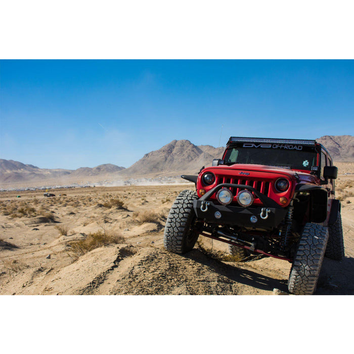 DV8 Offroad 2007-2018 Jeep Wrangler JK JKU Wide Fender Flares Front and Rear Model FENDB-02