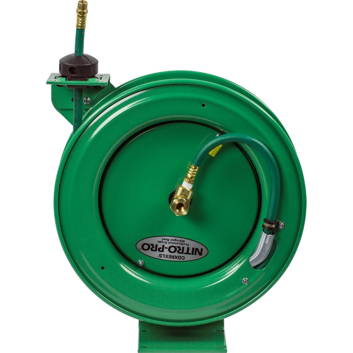 Coxreels Nitro-Pro® Series Spring Driven Nitrogen Hose Reel 3/8 in. x 50 ft. - Hose Included 300 PSI Model P-NP-350