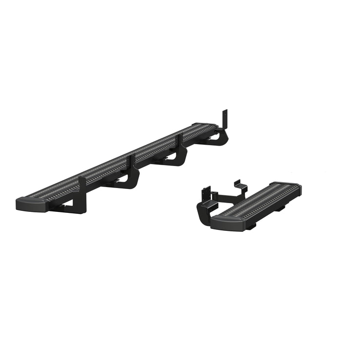 Luverne Grip Step Black Aluminum 100-Inch, 36-Inch Van Running Boards, Select Ford E-Transit Model 415100-401744