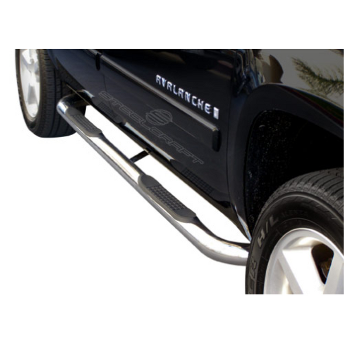 Steelcraft 3in. Round Stainless Steel Step Nerf Bars Model 202917