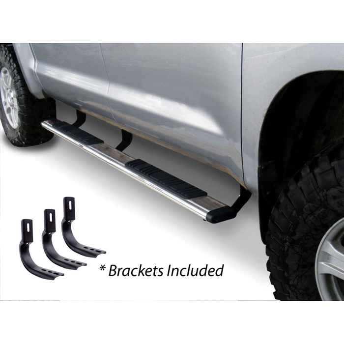 Go Rhino 5" OE Xtreme Low Profile Step Nerf Bars with Mounting Brackets Kit Model 685451687PS