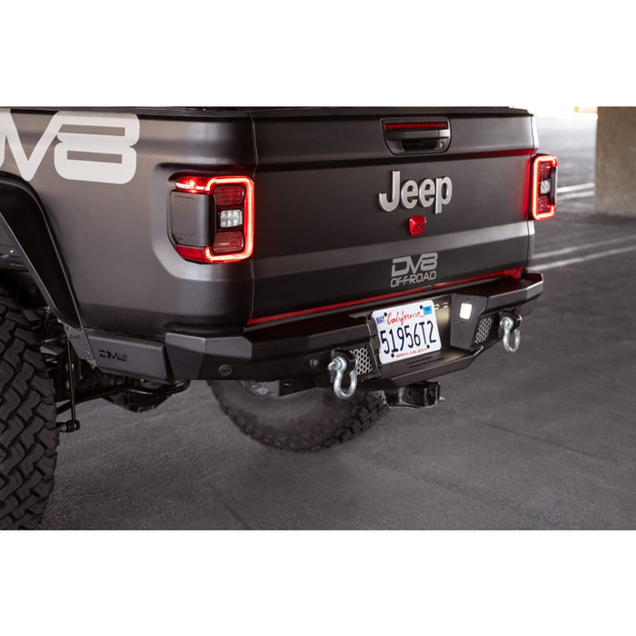 DV8 Offroad 2020-2025 Jeep Gladiator Fs-7 Series Rear Bumper Model RBGL-06