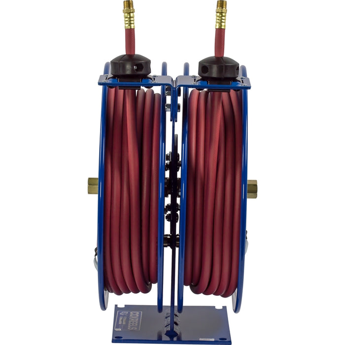 Coxreels C Series Dual Purpose Spring Driven Hose Reel 1/4 in. x 35 ft. - Hose Included 300 PSI Model C-LP-135-135