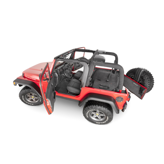 Bedrug Jeep Bedrug Front 3Pc Floor Kit (W Cntr Cnsl) Model BRTJ97F