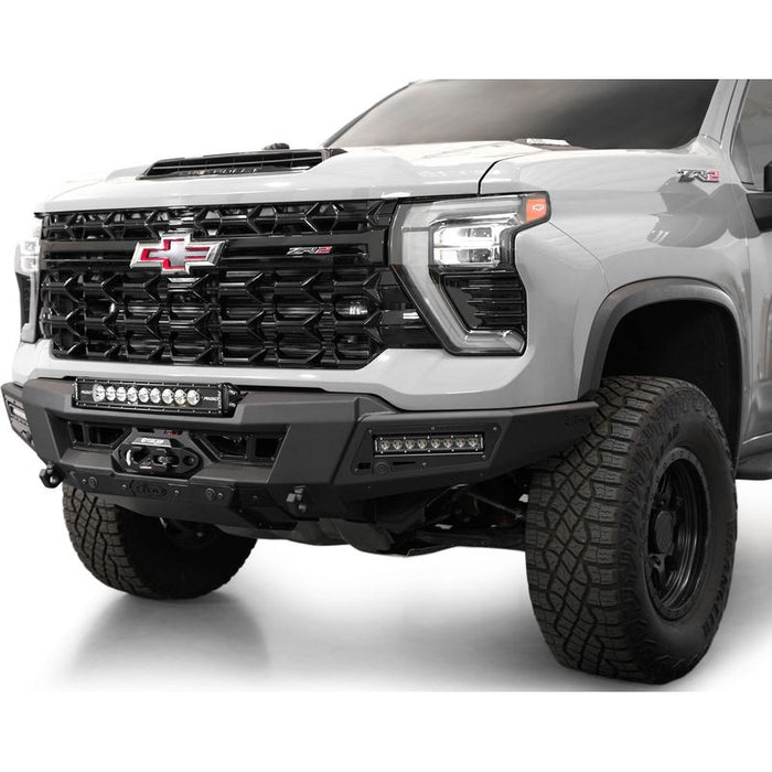Addictive Desert Designs 24 Chevy Silverado 2500 Phantom Winch Front Bumper Model F820335070103