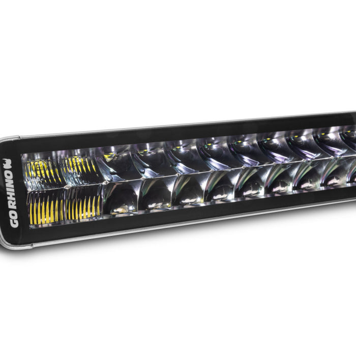 Go Rhino Blackout Series DOUBLELINE 20" Double Row LED Light Bar Model 752002111CDS