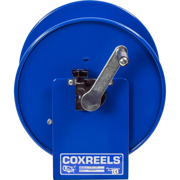 Coxreels 100W Series Welding Hand Crank Hose Reel 1/4 in. x 200 ft. T-Grade 200 PSI No Hose Model 117WTL-1-200