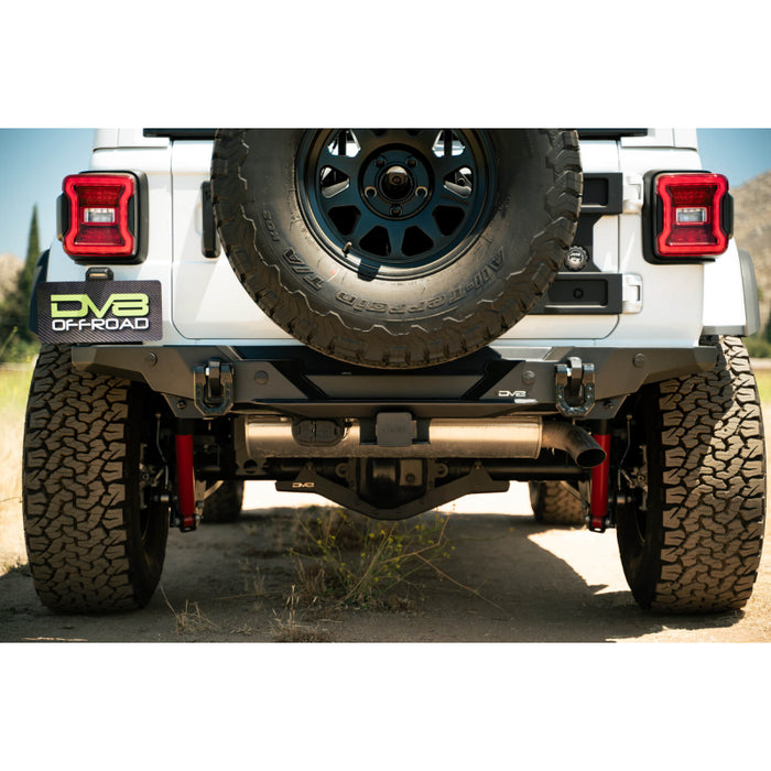DV8 Offroad 2018-2025 Jeep Wrangler Fs-15 Series Rear Bumper Model RBJL-11